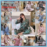Korean Imported Pajamas PIK K252 / C07/CX7 Long Sleeve Satin Pajamas | Premium Imported Pajamas | Lo