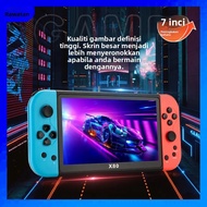 X80 Mobile Game Handle Console|Large 7-Inch Screen|Connect TV|Arcade Joystick|Portable PSP Style Con