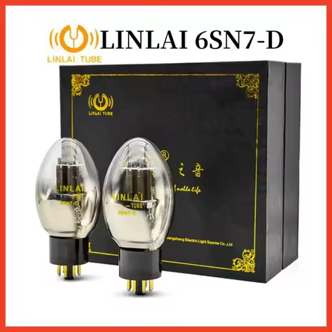 VoxPeak LINLAI 6SN7-D 6SN7D Electron Vacuum Tube Upgrade 6SN7 CV181 6N8P 6H8C 5692 6SN7 WE6SN7 6SM7G