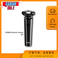 BOMIDI Electric Shaver M7 Rechargeable Razor Waterproof Men Shaving Machine Pencukur Rambut