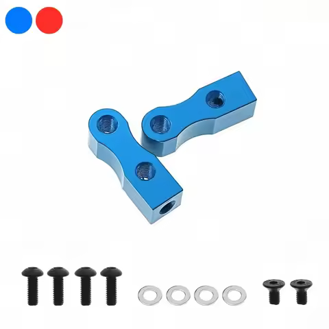 Aluminum Alloy Servo Mount Bracket for Tamiya TT01 TT02 - Lightweight & Durable 1/10 RC Car Upgrade 