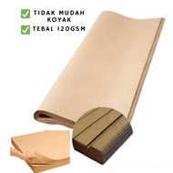 Kertas Pola/Kraft Paper 120gsm/170gsm Brown Paper Premium Kualiti Tebal & Tidak Mudah Koyak Size A0 