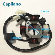 motorcycle AG100 engine inner rotor ignition stator magneto coil for SUZUKI 100cc AG 100 Address V10