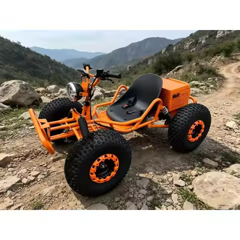48V 1000W Electric Off-Road Go-Kart Adult Kids Electric Go Kart All-terrain UTV Go Kart Electric Dun
