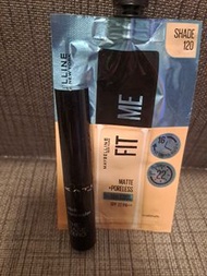 Maybelline Fit Me 粉底液 及kate遮瑕膏