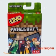 UNO deck is designed in Minecraft style, excellent quality and convenient for every match.
