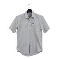 Bovy Cream Shirt  - เสื้อเชิ้ตแขนสั้นสีครีม รุ่นBA-3596