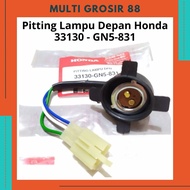 MG88 Fitting Piting Soket Lampu Depan Honda Grand Supra X Fit Revo Lama Legenda Win GL Pro HM 33130-