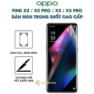 Oppo Find X3 screen protector full transparent flexible screen PPF self-healing scratches - Oppo Fin