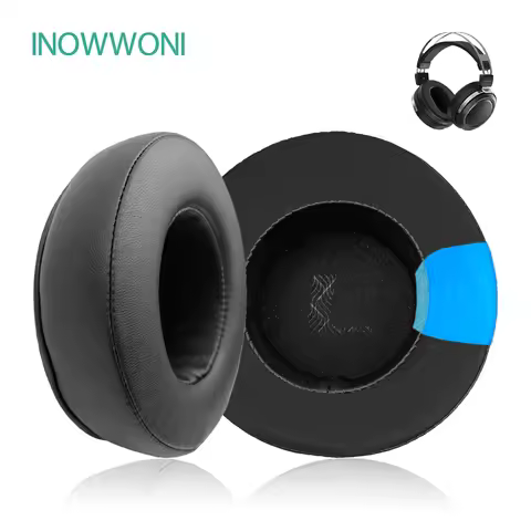 INOWWONI Replacement Earpads For FiiO JT1 Headphones Ear Cushion Pads Cover Earmuffs Headset