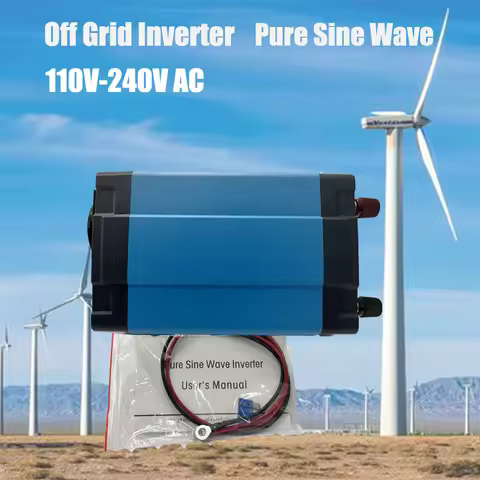 Pure Sine Wave Inverter DC 12v To AC220V 10KW 5KW 3KW Voltage Transformer Power Off Grid Inverter Fo