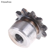 Fitow Chain Drive Sproet 10T Metal Gear 04C 10Tooth Pitch 6.35mm Outer Dia 23.5mm FE