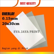 Overlay ID Card 0.15 A4 size sheet