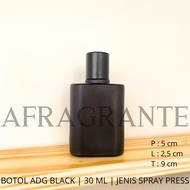 botol parfum acqua hitam press 30 ml/botol parfum press 30 ml