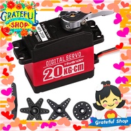 Hiwonder LD-27MG 20kg High Torque Metal Gear Digital Servo - Metal Case for RC Cars & Robots (270° C
