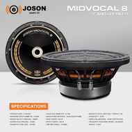 Joson BATTLE  MIDVOCAL 8 Professional 8 Inches Mid Speaker