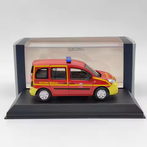 Norev 1/43 for Kangoo SECOURS SANTE POMPIERS 2013 Red Diecast Models Car Limited Collection Auto Toy