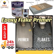 Epoxy Flake Primer / Epoxy Flake Undercoat (Paint it before Tabur Epoxy Flake) Professional use 1Lit