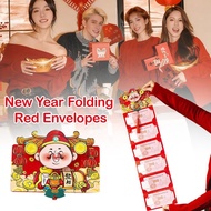 2026 Year Of The Horse New Year Folding Red Envelopes Blessing Money Wedding Year Angpao New S3u3