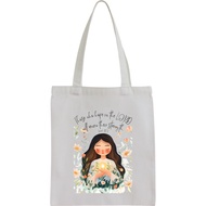 LUKE FUND RAISING - White Faith-Inspired Canvas Bags batch1 free name
