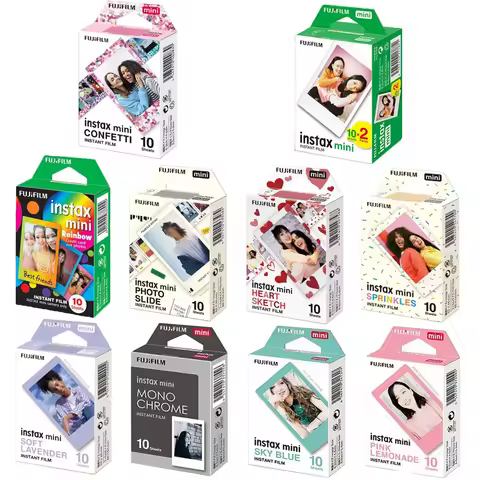 10/20 Sheets Fujifilm Instax Mini 12 Films 3 Inch Instax Film for Instant Camera Mini 40 99 SE 7+ Ev