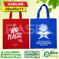 Custom screen-printed Goodie bag, 1-day spunbond bag, beres TLS 38x45x8