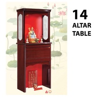 MEJA ALTAR SEMBAHYANG/ALTAR PRAYER CABINET WITH TOP/ 神台/ BUDDHA TABLE /PRAYER TABLE /ALTAR CABINET/F
