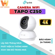 Tapo C250 - C232 - C230 Wifi Camera Indoor Rotation, Smart AI, 2-Way Talk