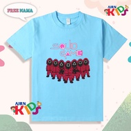 Squid Game 2 Character Girls' T-shirt, Latest Children's Clothes, Girls' Clothing, Free Add Name 414