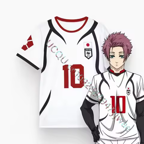 3D Print Sport Moisture-Wicking Breathable Men T-Shirt Japan Anime Itoshi Sae Football Jersey Traini