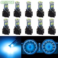 CISWGE 10pcs siêu sáng T5 dẫn Bóng Đèn 7 SMD 3020 chip cụ Speedo Gauge Cluster 37 73 74 79 17 57 Đèn