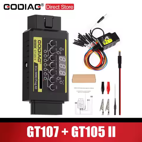 GODIAG GT107 + GT105 II DSG Gearbox Data Read/Write Adapter ECU IMMO Kit for DQ250 DQ200 VL381 VL300