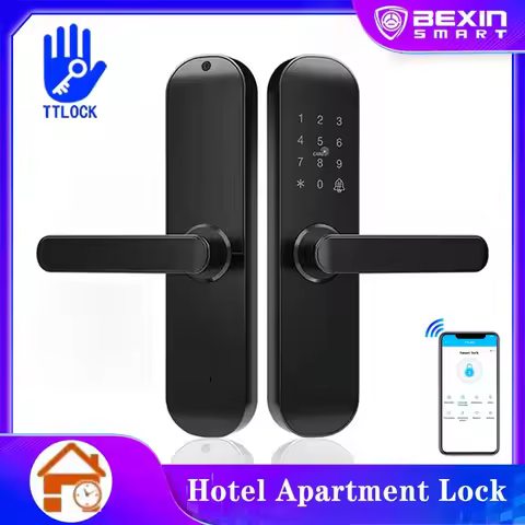 TTlock TThotel App Security Electronic Password Smart Door Lock Digital Code Keypad Hotel Apartment 