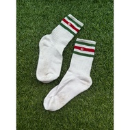 Preloved Original Gucci Green Red Stripe Socks