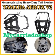 Motorcycle Yamaha Aerox 2021 V2 Anx155 Nvx155 Top Box Bracket Tail Box Alloy Luggage Rack Heavy Duty