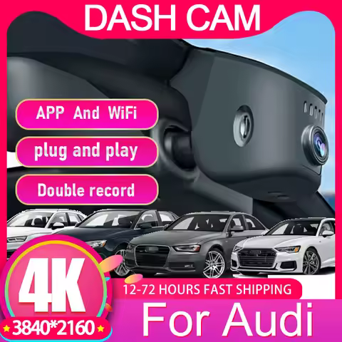 For Audi a1 a3 a4 a5 a6 a7 a8 q3 q5 q7 rs7 tt b5 b6 b7 b8 b9 8v c5 c6 c7 8p 2016~2026 Dash Cam Car D