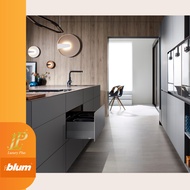 BLUM (MVX S4.XL) MERIVOBOX Standard Drawers Side Panel + Runner (Full Set)