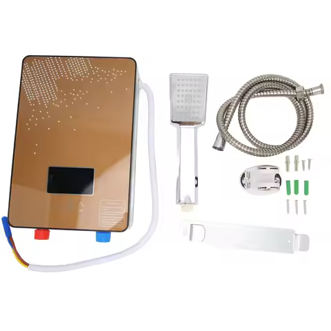 220V 6500W Tankless Instant Electric Hot Water Heater Shower for Home Bathroom