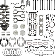 G4KE 2.4 Engine Crankshaft Con-Rods Piston Kit with Head Gasket Set Bearings Fit for Hyundai (Sonata