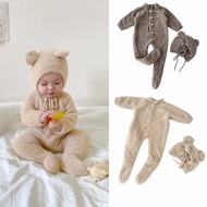 【flowerlove fashionable】 ชุดชั้นนอกเด็กฤดูใบไม้ร่วงฤดูหนาวเด็กผู้ชายชุดหมีสำหรับเด็กทารกฤดูหนาวทารกแรกเกิด-0-24เมตรอบอุ่น-Aliexpressชุดชั้นในและชุดนอน