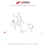 Stand (F31-B) HONDA Wave Alpha 110 (2021+) Parts Catalog