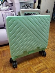 🔥【買餸淘寶神器】高端摺疊式四輪萬向手拉車 ｜ 薄荷綠大容量拉桿車 ｜ 野餐露營取件不二價 ✨
