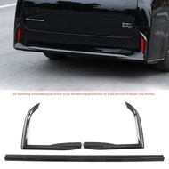 {vmhj} ชิ้นส่วนตกแต่งรถยนต์โครเมียมช่องทางด้านหน้าและด้านหลัง Alphard 40 ชุดตกแต่งรถยนต์สีเงินชิ้นส่