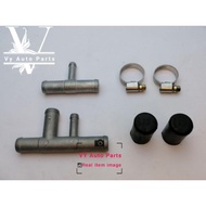 Kancil 3 Way Pipe 4 Way Pipe(Aluminum) Water Stopper 13mm (japan) Clip