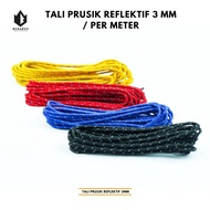 WAJIB PUNYA TALI PERUSIK REFLEKTIF 3 MM - PERUSIK REFLECTIVE - TALI PERUSIK NYALA | READY