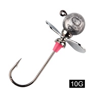 Rosewood Swimbait Jighead With Blade 5g 7g 10g 14g Long Shank Slide Hook For Saltwater Freshwater Ba