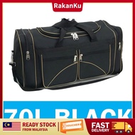 RakanKu MALAYSIA Super Large 70L Large Capacity Travel Duffel Bag Travel Bag Waterproof Sling Baggag