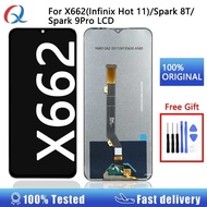▷ Orihinal Para Sa Tecno Spark 8T Display X662 Lcd Mobile Phone Lcds Para Sa Infinix Hot 11 Lcd Para