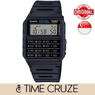 [Time Cruze] Casio CA-53 Vintage Digital Calculator Data Bank Black Resin Men Watch CA-53W-1 CA-53W-