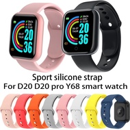 D20 smart watch Replacement Band Y68 smart watch Silicone Watch Strap Soft Silicone sport watch band